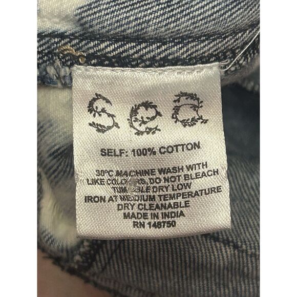 Sea NY Birdie Bleached Denim Shorts Size 8 NWOT - Picture 10 of 13